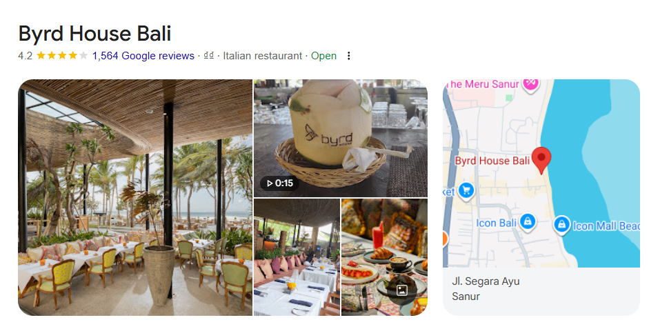 Luxury Restaurants in Sanur, Bali: Elegant Coastal Dining Experiences 45 Romantic beachfront dinner setup with tropical décor, reflecting the atmosphere of luxury restaurants in Sanur Bali.