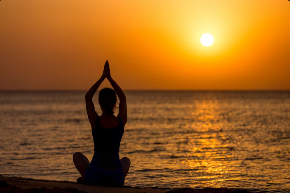 The Perfect Sanur Bali Itinerary for 2026 Travelers 21 Sunrise yoga session by the ocean promenade, highlighting wellness experiences within a Sanur Bali itinerary.