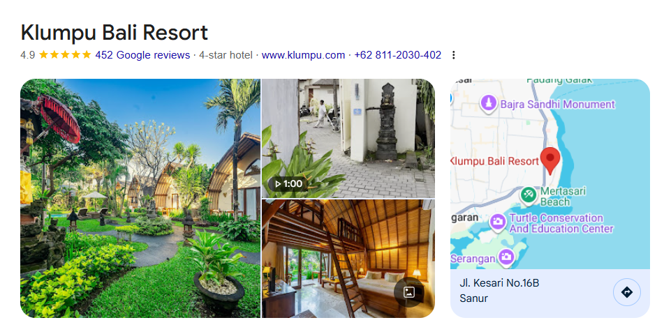 Romantic beachfront villa with private pool and candlelit terrace, showcasing premium where to stay in Sanur Bali for couples.