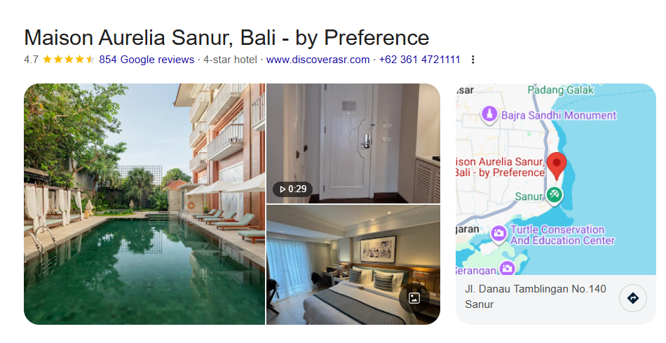 Modern wellness resort featuring spa facilities and yoga pavilion, a top recommendation for where to stay in Sanur Bali focused on wellbeing.