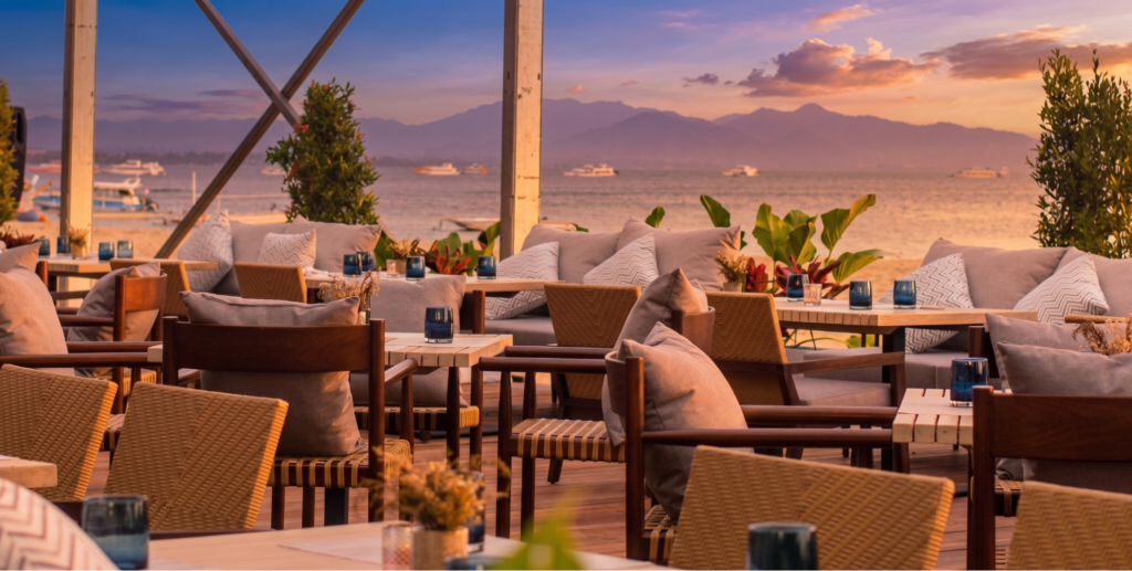 Beachfront nightlife atmosphere at the best bars in Sanur Bali