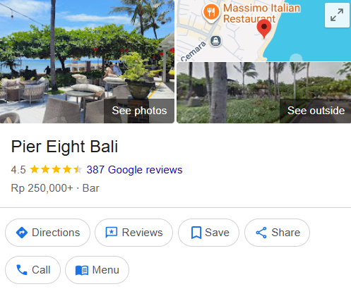 Luxury rooftop lounge among the best bars in Sanur Bali