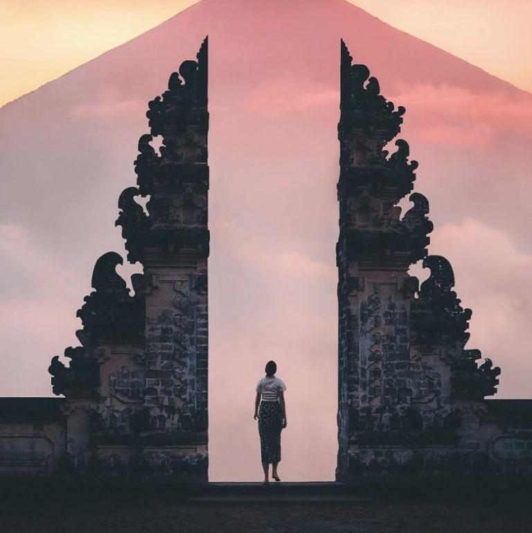 Travelers exploring Le Mayeur Museum in Sanur Bali
