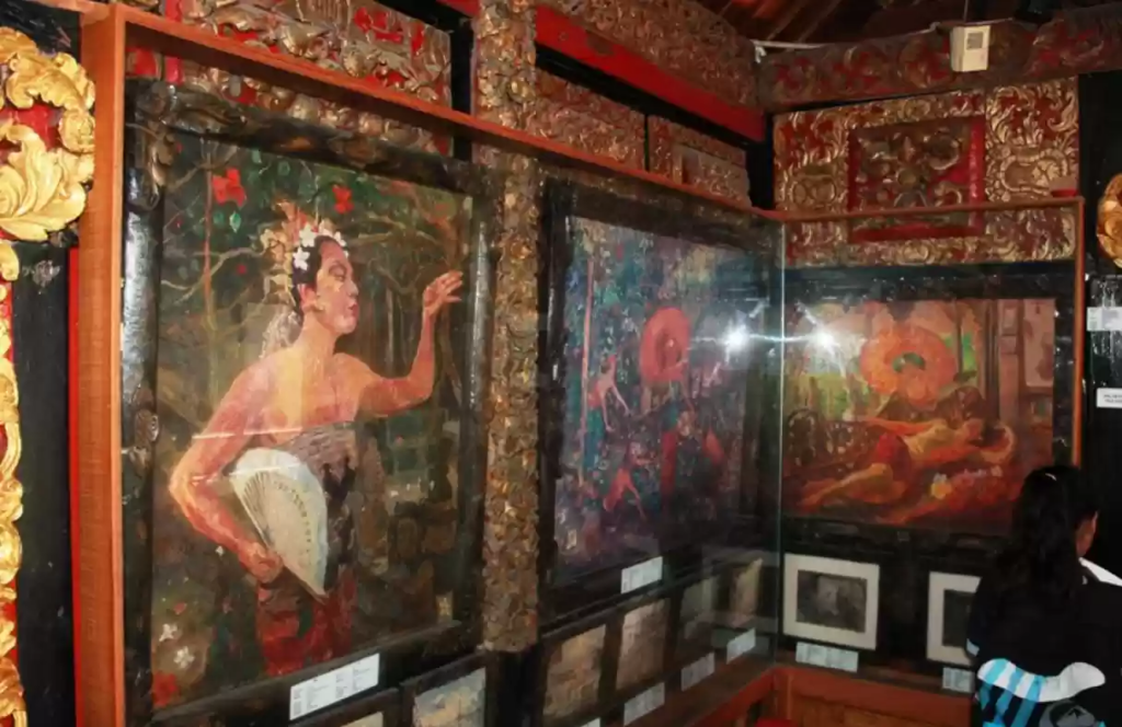Historic art collection at Le Mayeur Museum in Sanur Bali