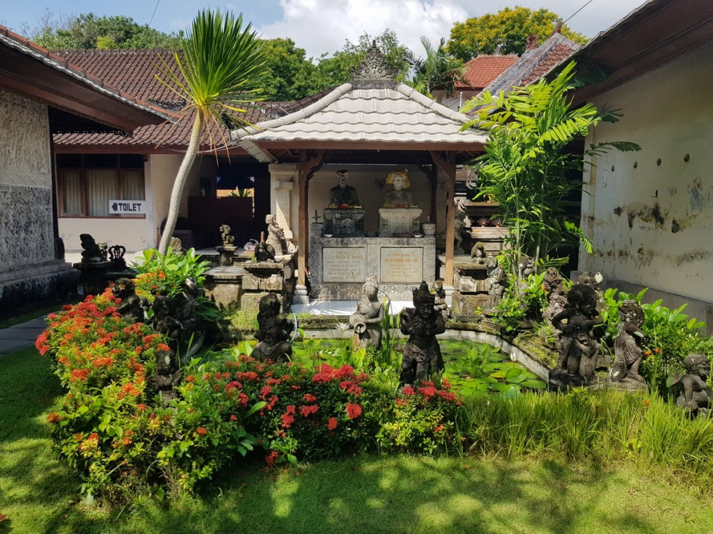 Traditional Balinese architecture at Le Mayeur Museum in Sanur Bali