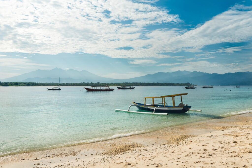 Fast boat journey from Nusa Lembongan to Sanur Bali