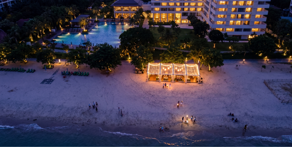 Beachfront nightlife experience and what to do in Sanur Bali at night