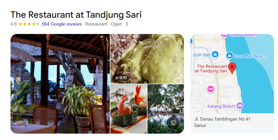 【2026年最新】バリ島サヌールのおすすめレストラン10選 23 Tandjung Sari Restaurant