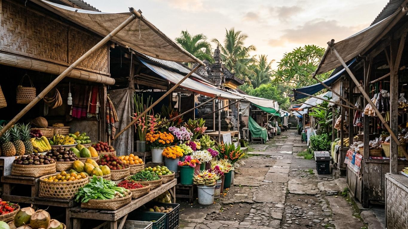Sanur walking tours – Sindhu Market