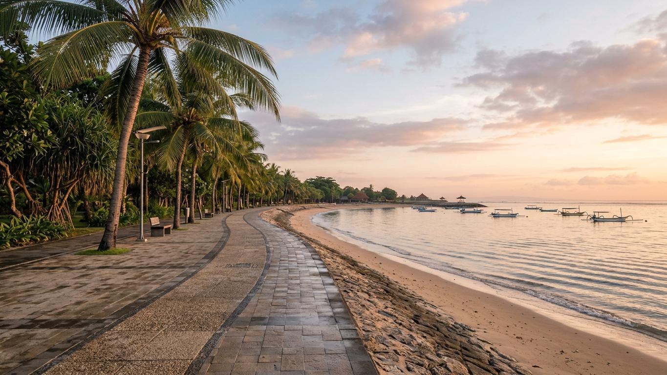 Honeymoon Resorts in Sanur Bali 2026: Romantic Getaway Guide 1 Calm Water and a Walkable Promenade
