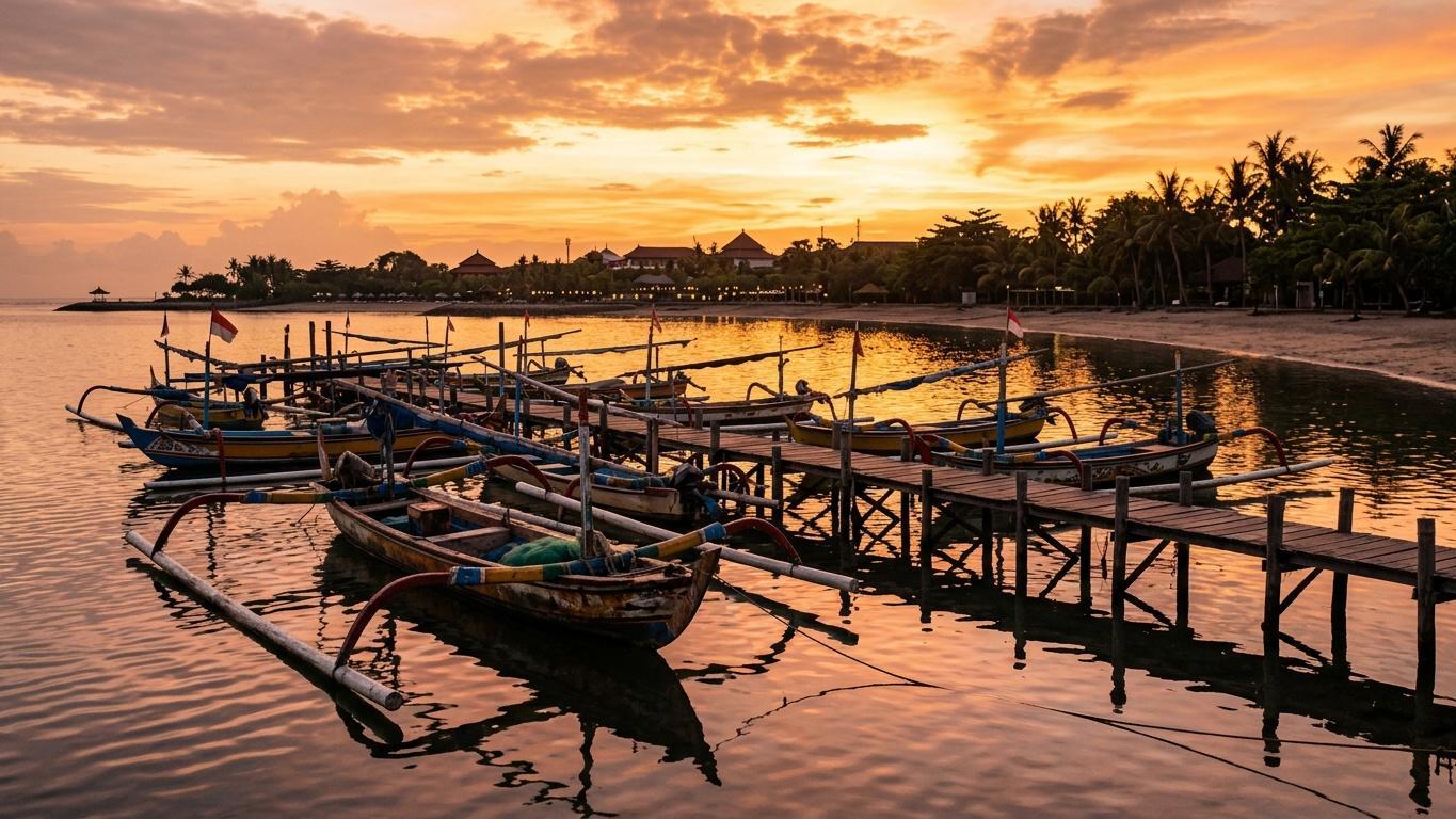 Honeymoon Resorts in Sanur Bali 2026: Romantic Getaway Guide 26 Sunset at Sanur Harbour