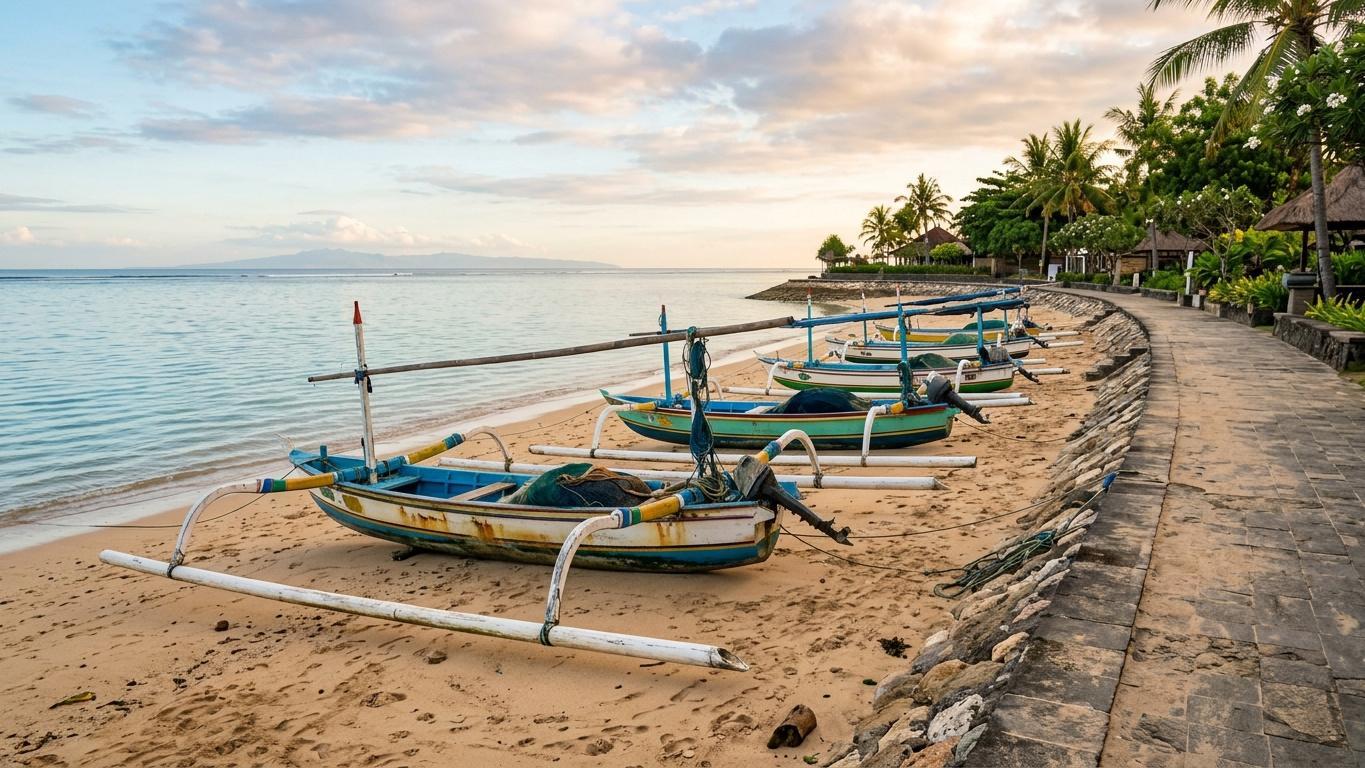 Cycling in Sanur Bali 2026: Best Beachfront Bike Routes 2 Cycling in Sanur Bali – Karang Beach
